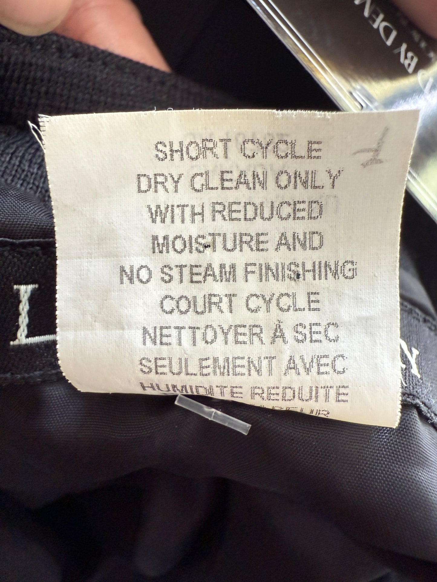 Lida Baday Black Wool Knit Fluted Skirt – Size 12