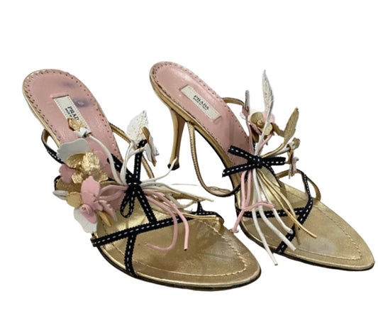 Prada Gold Pink White Flower Bouquet
Heels x Neiman Marcus 95th Anniversary