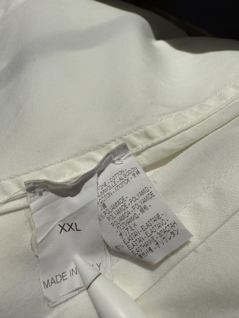 Brunello Cucinelli Full White Dress Shirt - XXL