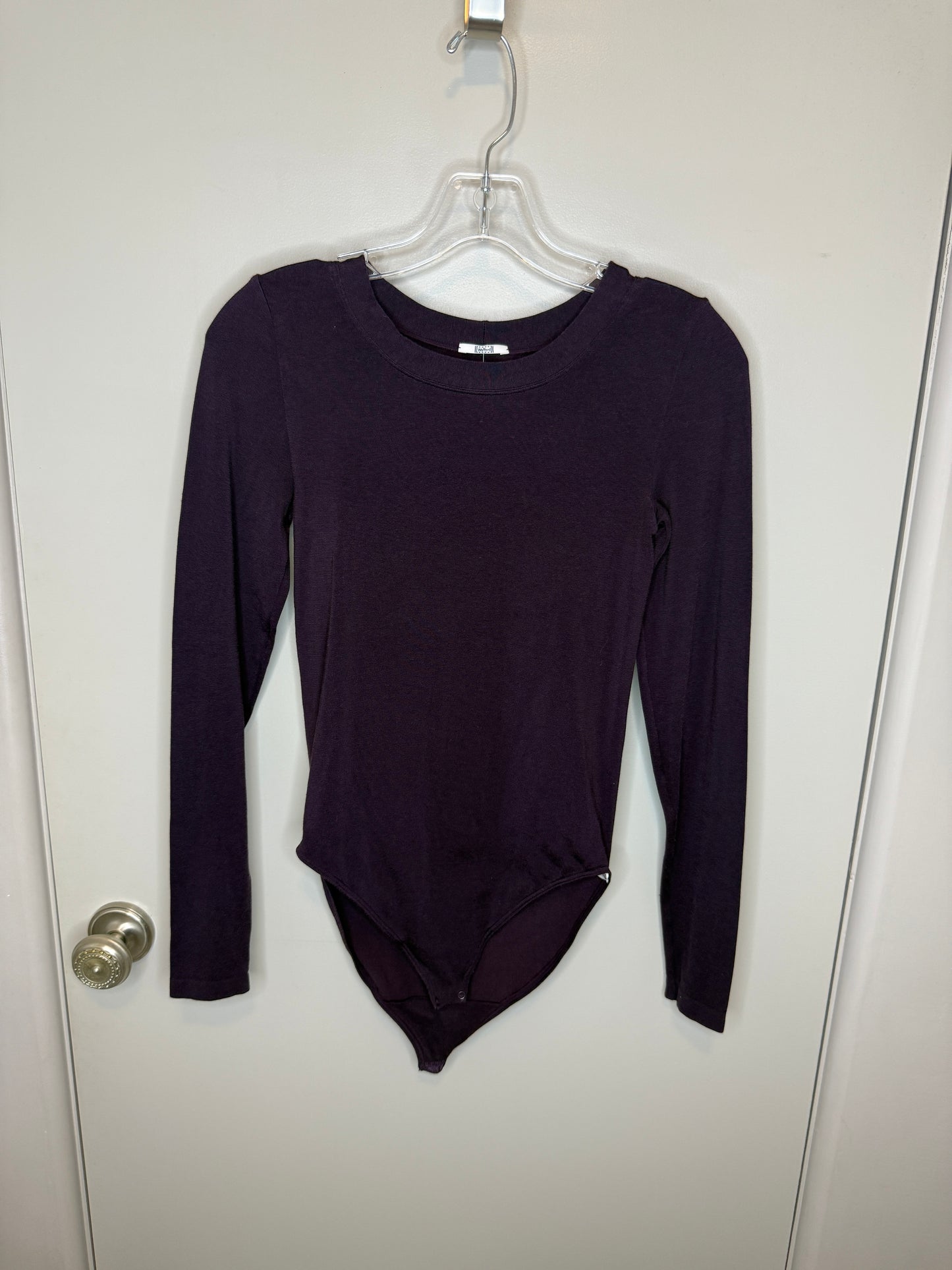 Wolford Long-Sleeve Crew Neck String Bodysuit – Size Medium