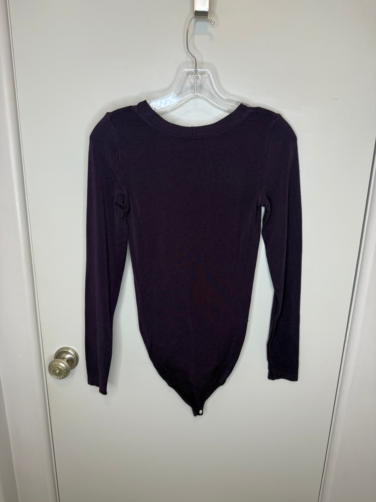 Wolford Long-Sleeve Crew Neck String Bodysuit – Size Medium