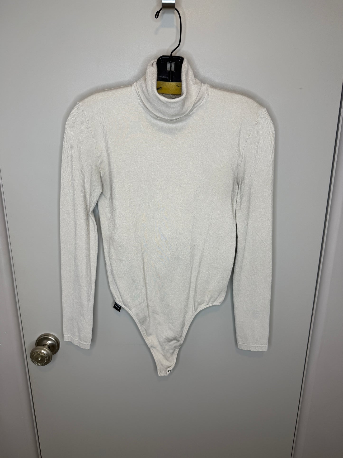 Giorgio Armani Ivory Turtleneck Long-Sleeve Bodysuit – Size Large