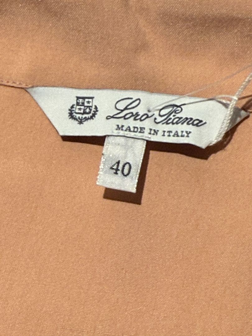 Loro Piana Rose Silk Button-Down Shirt – Size IT 40