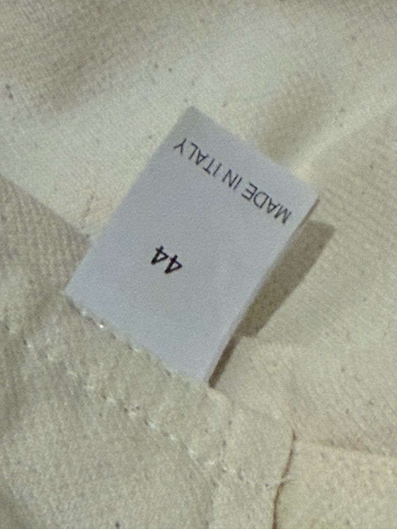 Brunello Cucinelli Cream Cotton-Blend Cocoon Coat – Size IT 44 (US 8)