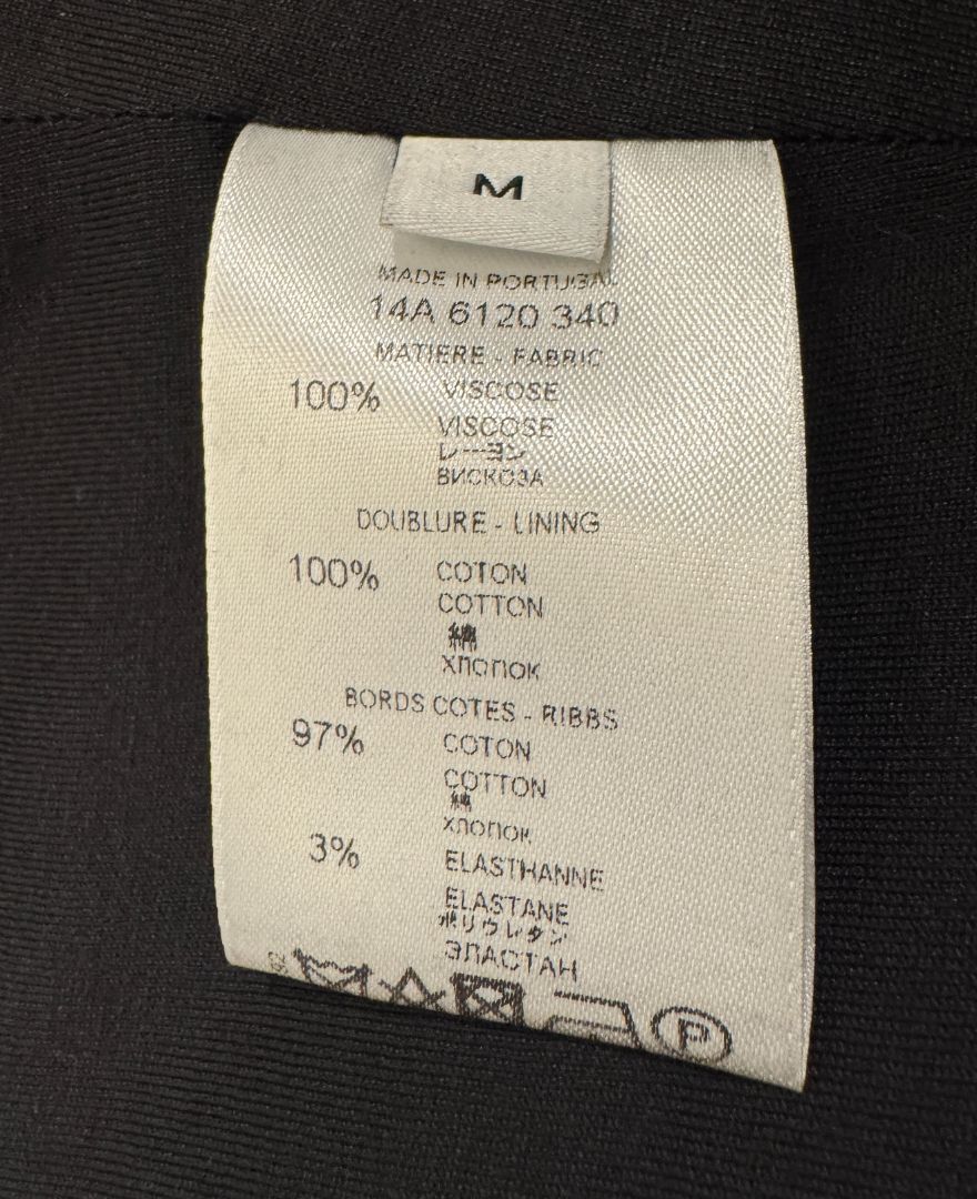 Givenchy Paris Black Cropped Zip Hoodie – Size M