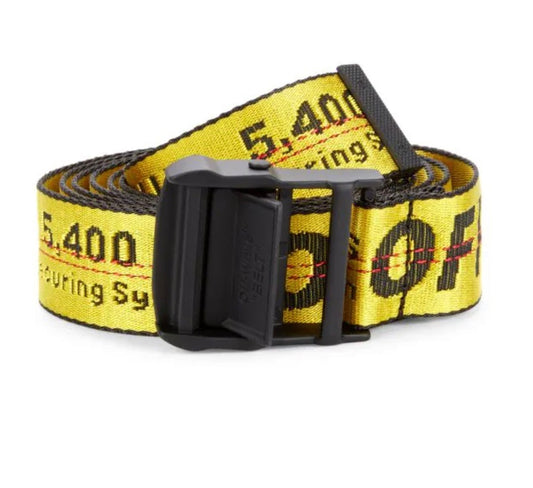 Off-White “Industrial” Logo Belt by Virgil Abloh – Pristine Condition, With Dust Bag