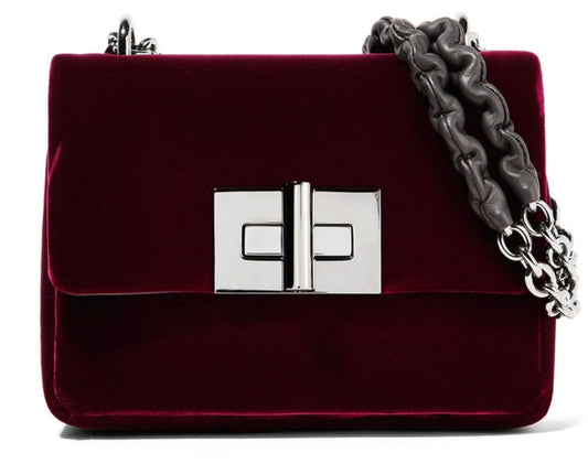 Tom Ford Natalia Velvet Shoulder Bag