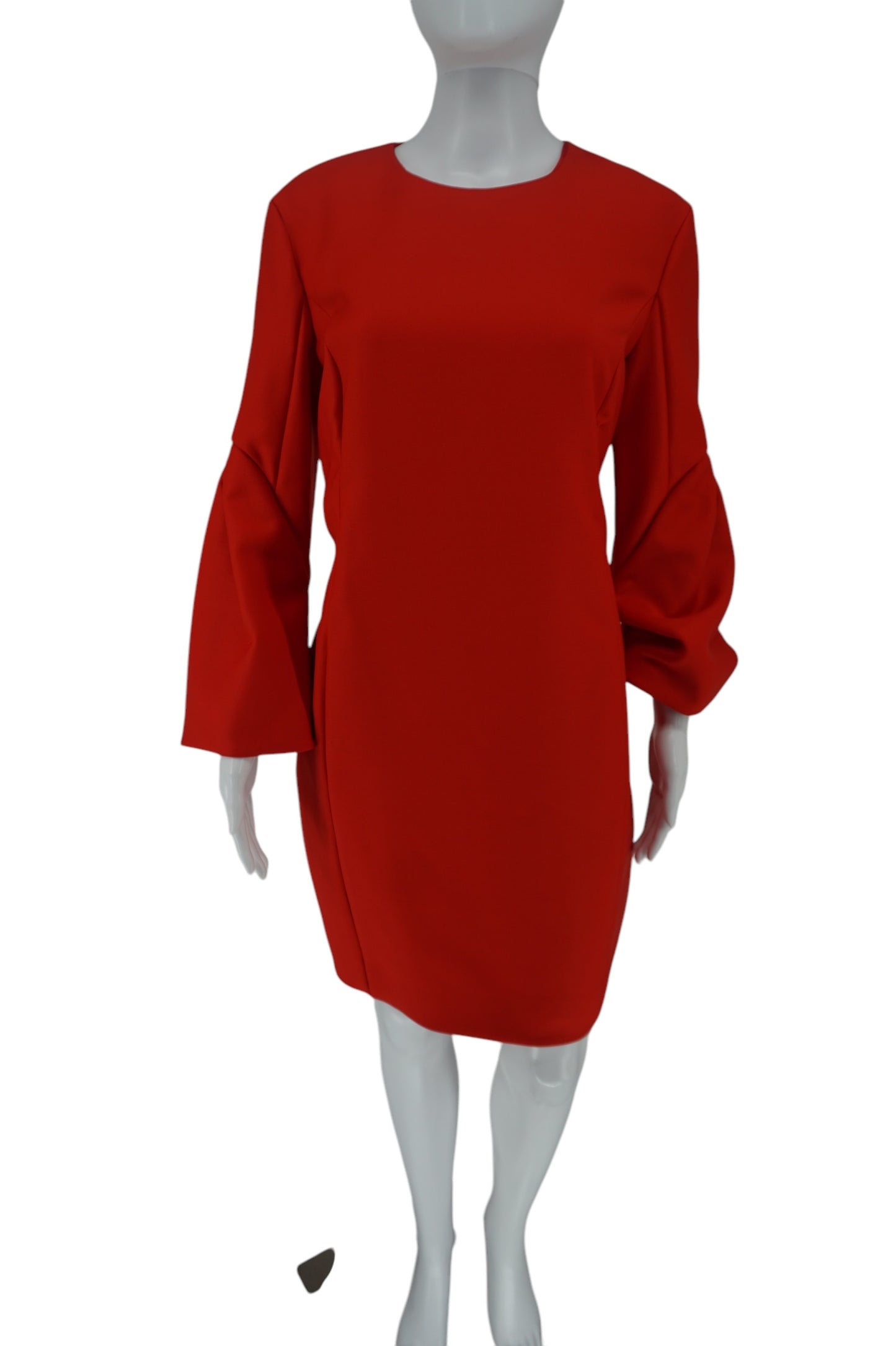 NWT Christian Dior Red Bell Cuff Dress Size 42