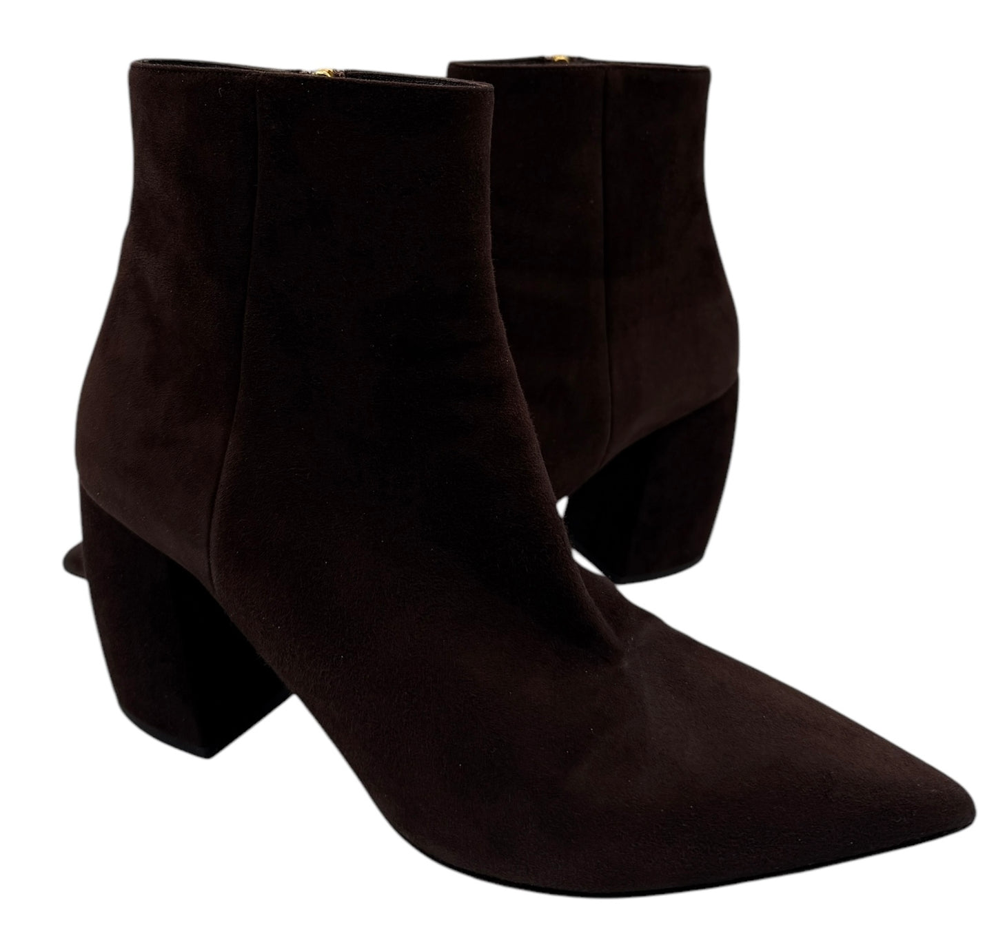 Prada Brown Suede Booties - Size 39.5