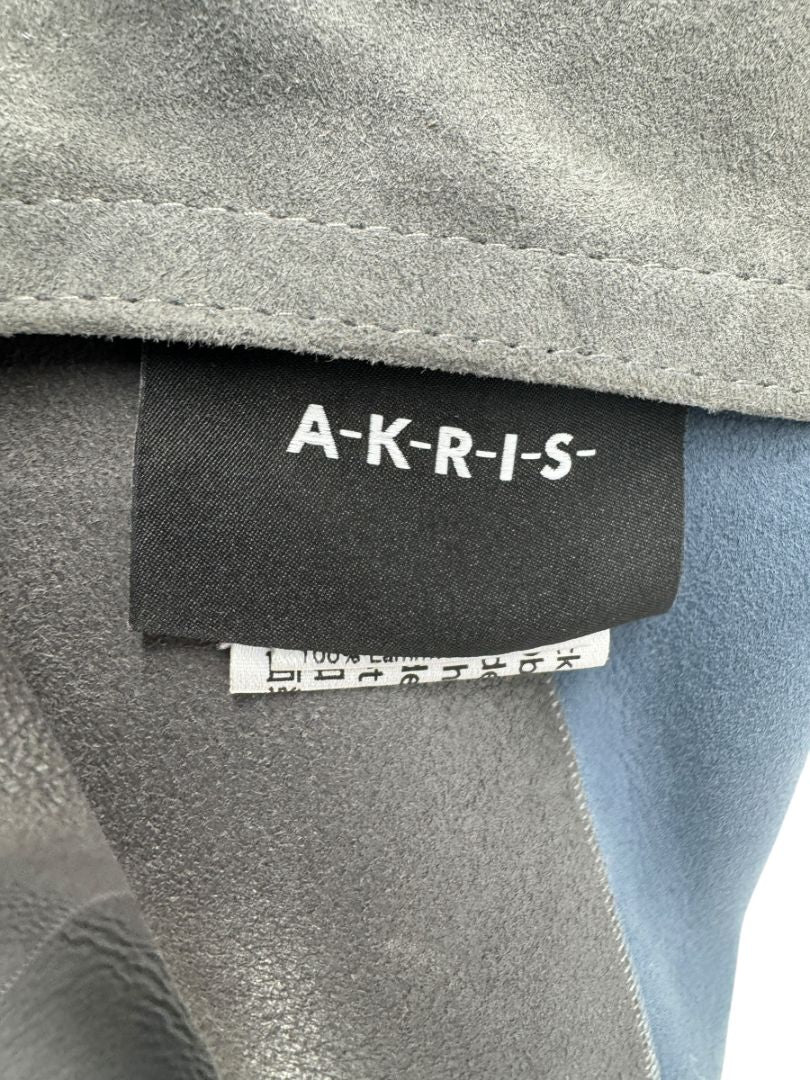 Akris Colorblock Shearling Patchwork Vest – Size 10