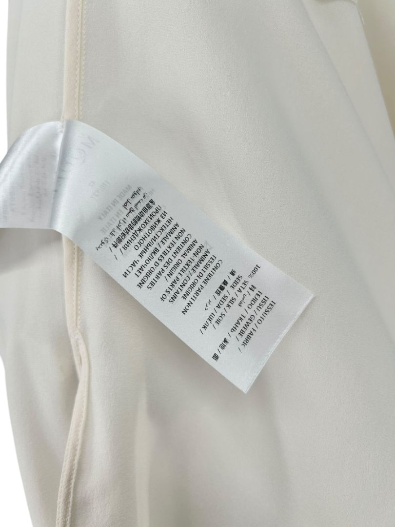 Chloé Milk White Embroidered Lace Shirt Dress – Size FR 42