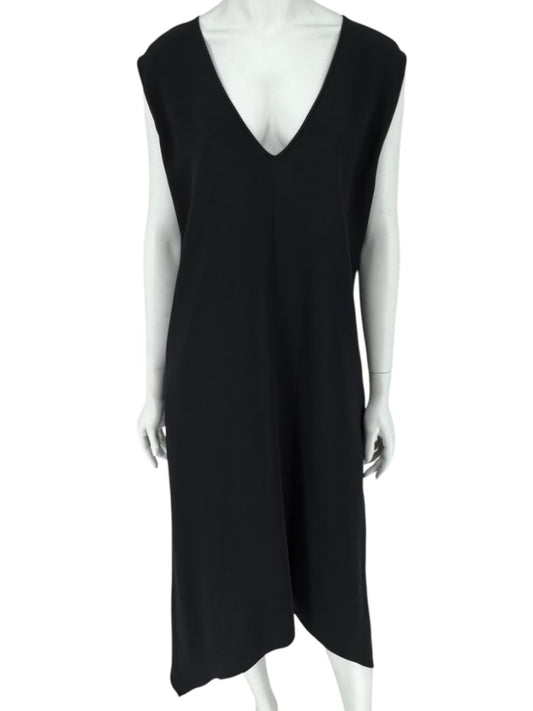 Maria Cornejo Black Silk Sleeveless Dress – Size 10