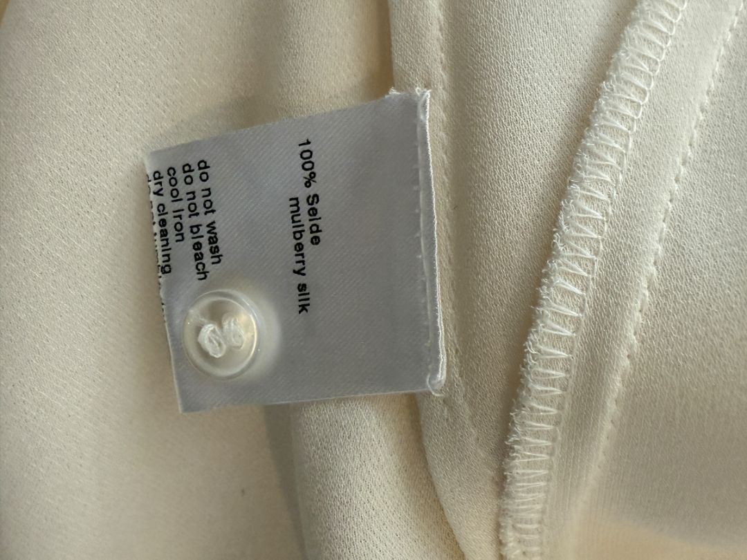 Akris Ivory Mulberry Silk Tunic Top – Size 8