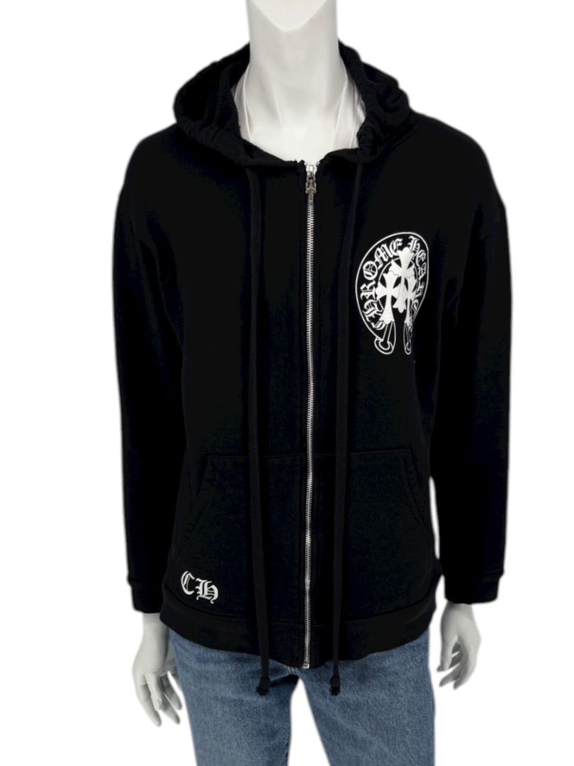 Chrome Hearts Black Zip Hoodie – Size M (Men's)