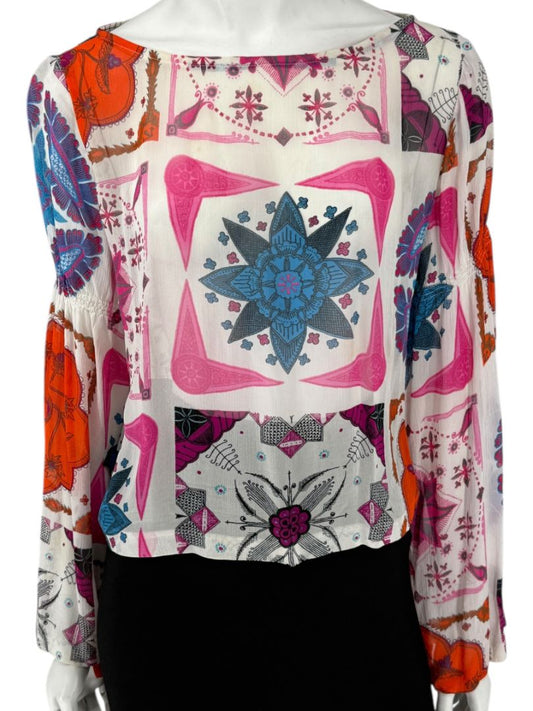 Christian Lacroix Jeans Multicolor Print Blouse – Size IT 44