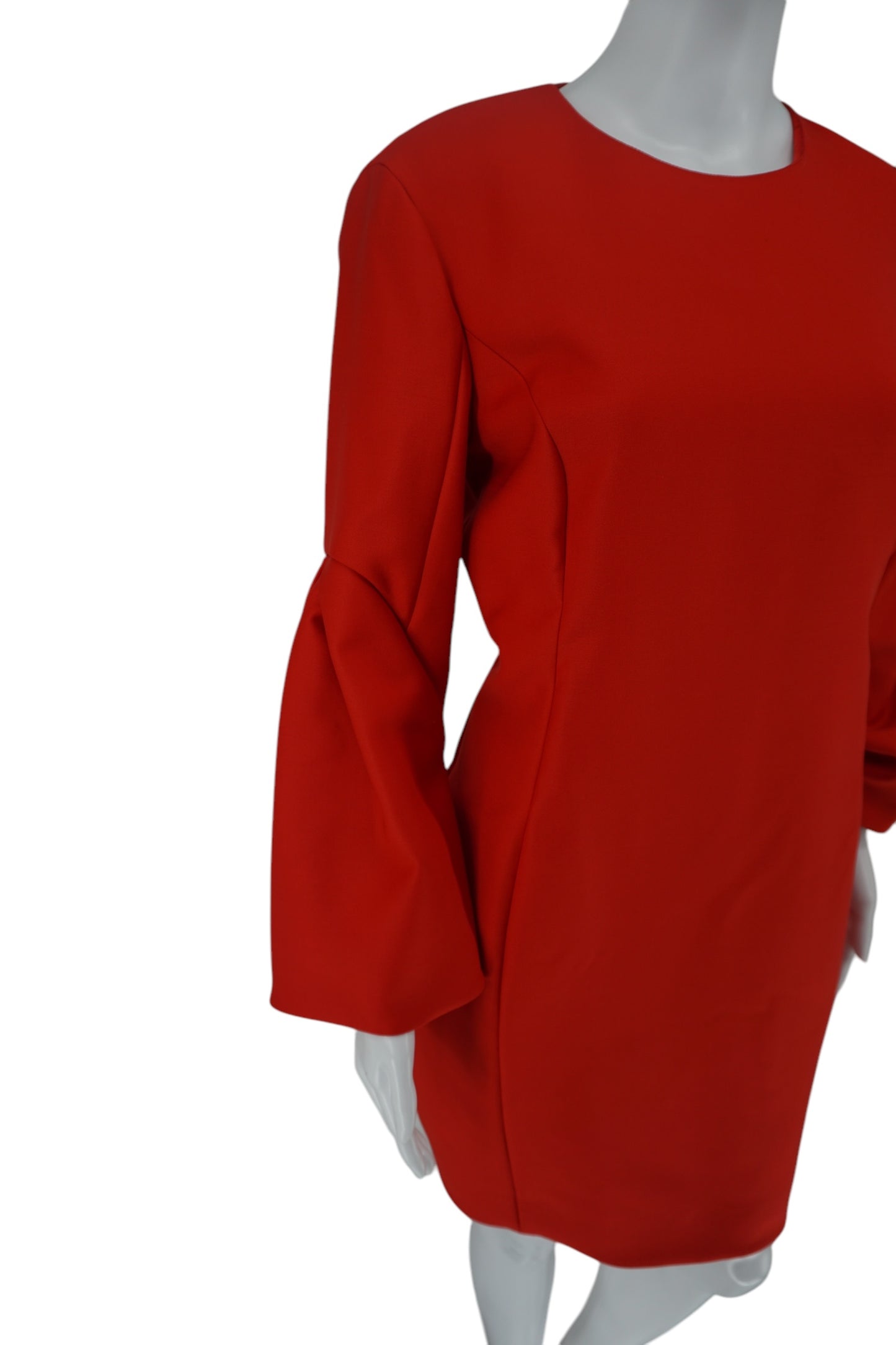 NWT Christian Dior Red Bell Cuff Dress Size 42