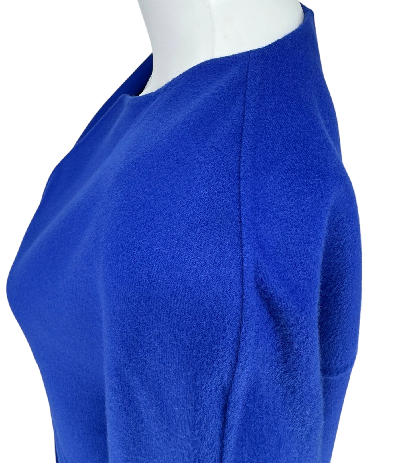 Jil Sander Double-Face Cashmere Coat Cobalt Blue - Size 38