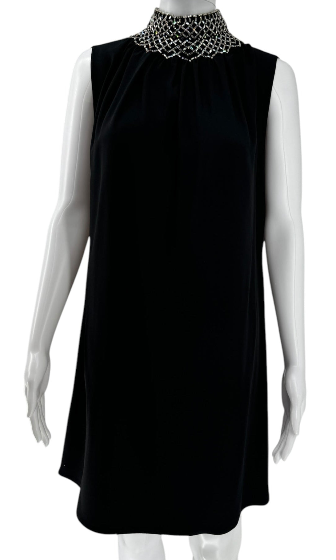 Prada Jewelled Collared Dress - Size 42