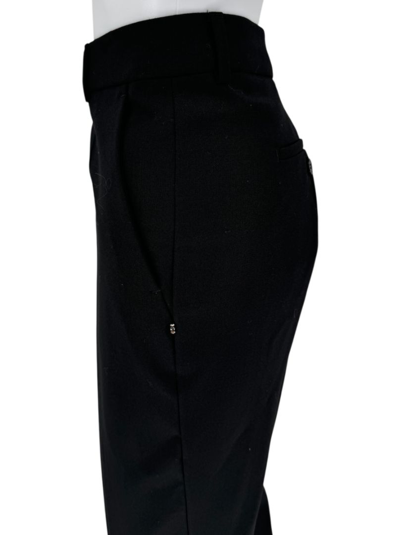 Sportmax High-Waisted Wool Trousers - Size 14
