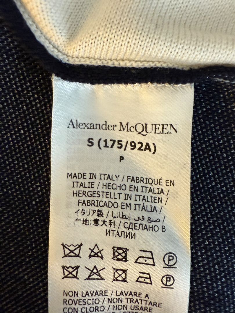 Alexander McQueen Wool Blend Skull Varsity Jacket – Size S (Men's)