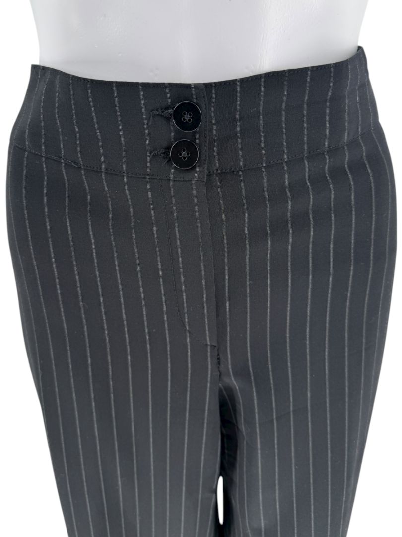 Armani Collezioni Charcoal Pinstripe 3-Piece Suit – Size 12