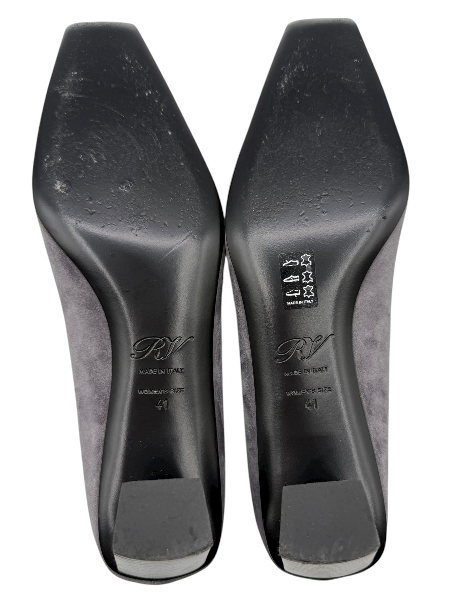 Roger Vivier “Belle Vivier” Grey Suede Pumps – Size 41