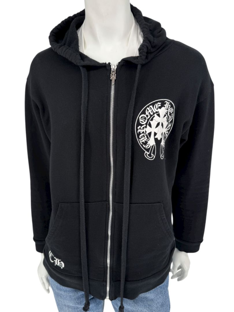 Chrome Hearts Black Zip Hoodie – Size M (Men's)