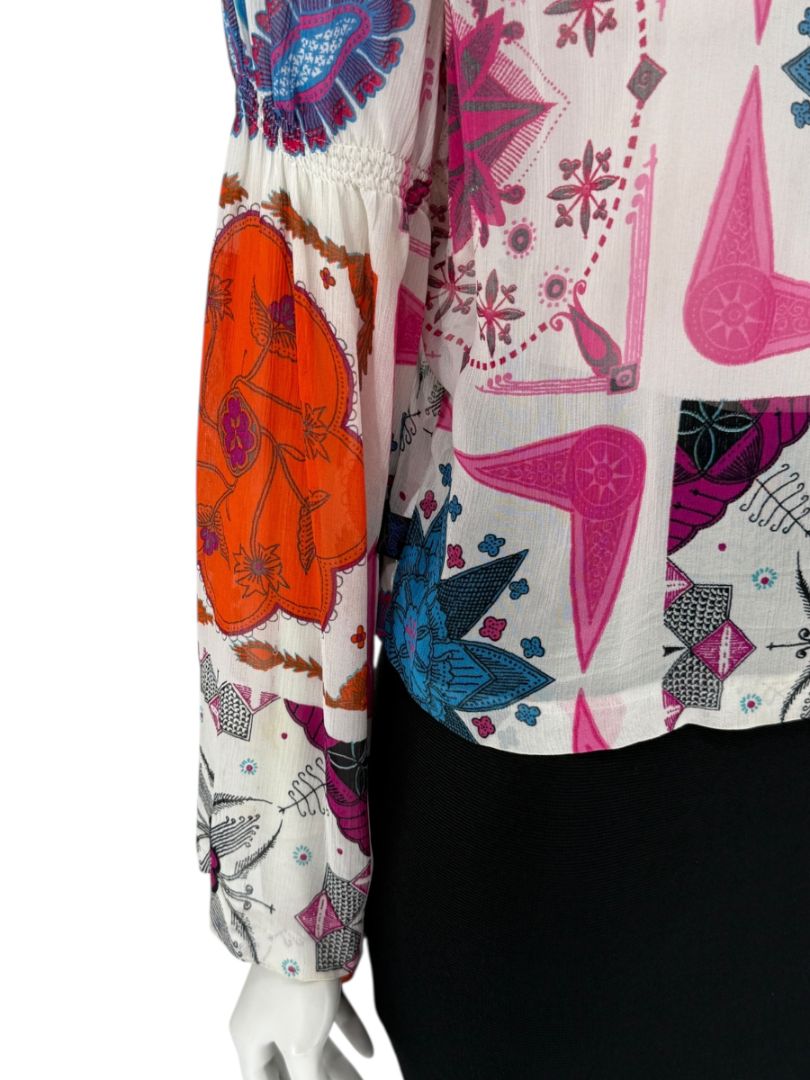 Christian Lacroix Jeans Multicolor Print Blouse – Size IT 44