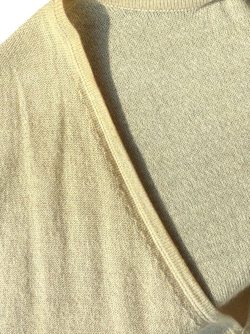 Chanel Beige Cotton-Cashmere Twin Set – Size FR 46 (US 12)