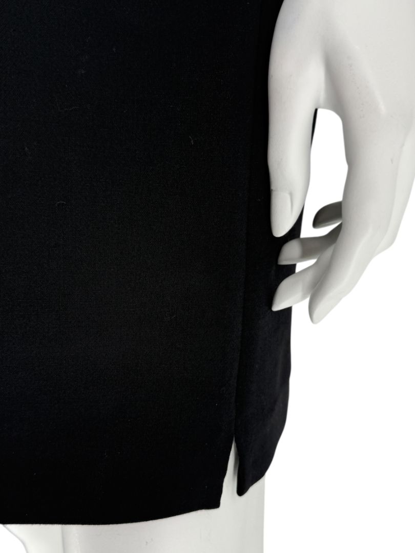 Max Mara 'Cucito a Mano' Black Wool Cocoon Dress – Size IT 40 (US 4/6)