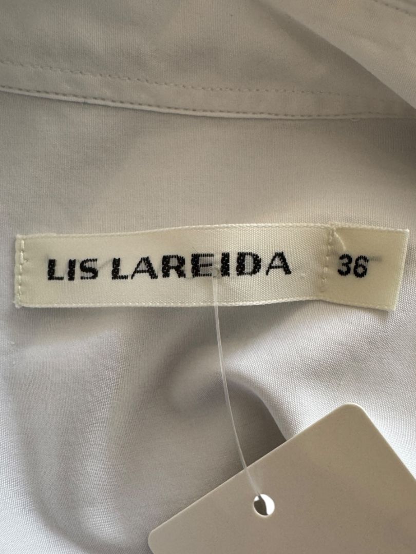 Lis Lareida White Cotton Button-Down Shirt – Size 36