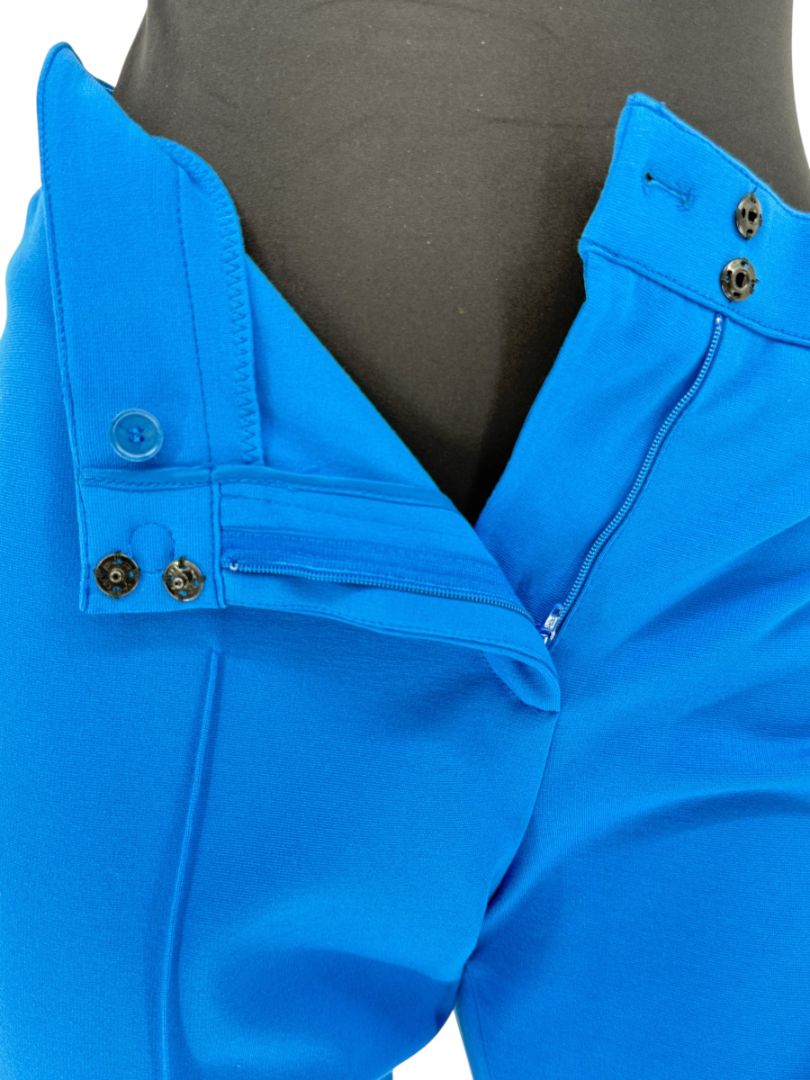 Akris Punto Lake Blue “Mara” Trousers – Size 10