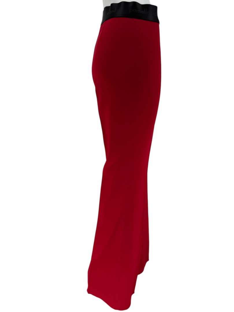 Pamella Roland Red Open Front Blazer & Trouser Set – Large