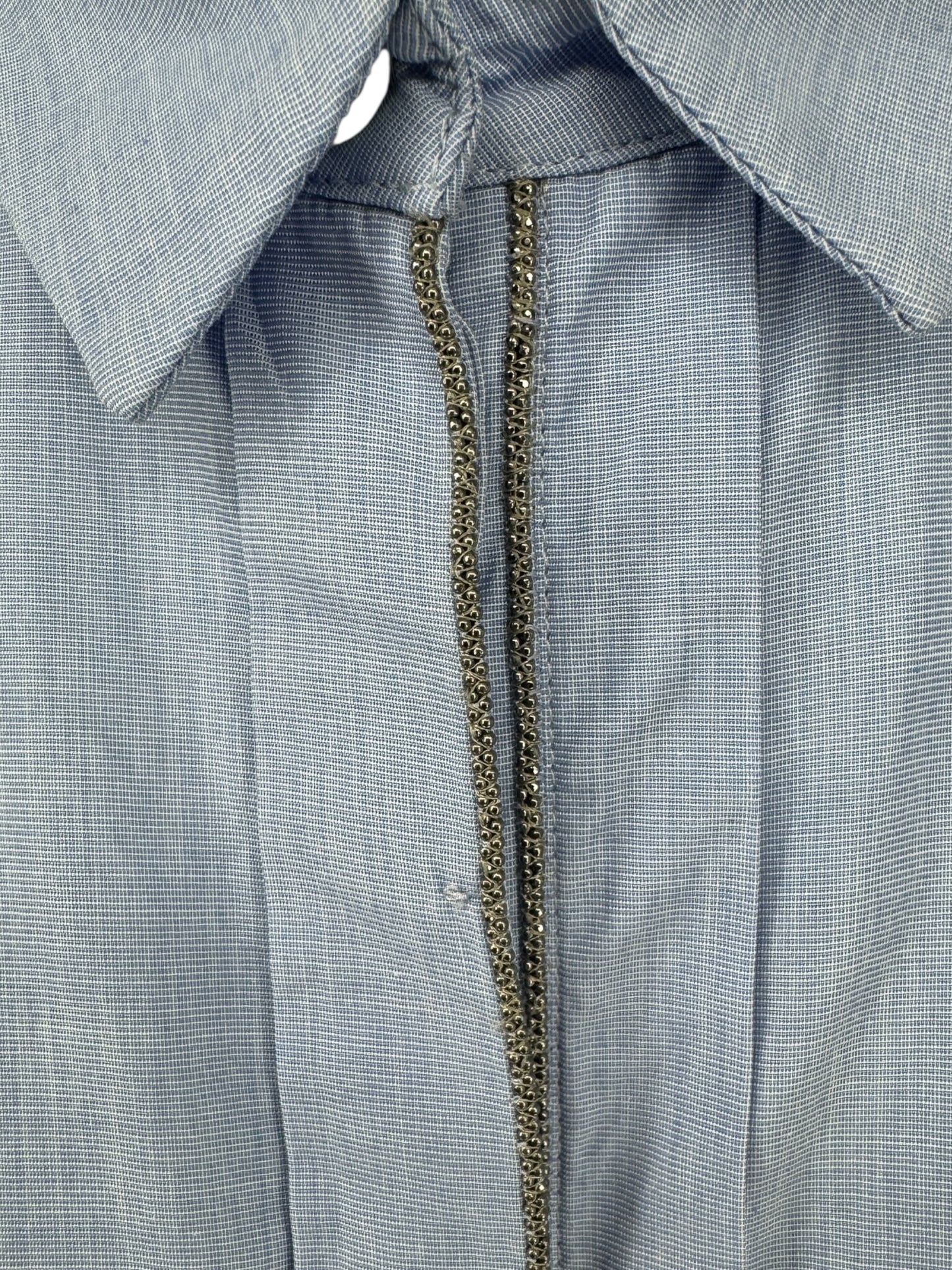Brunello Cucinelli Light Blue Cotton Shirt – Size XL
