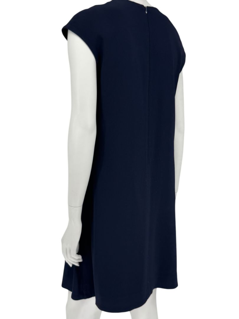 Stella McCartney Navy Zip-Detail Shift Dress - Size IT 44