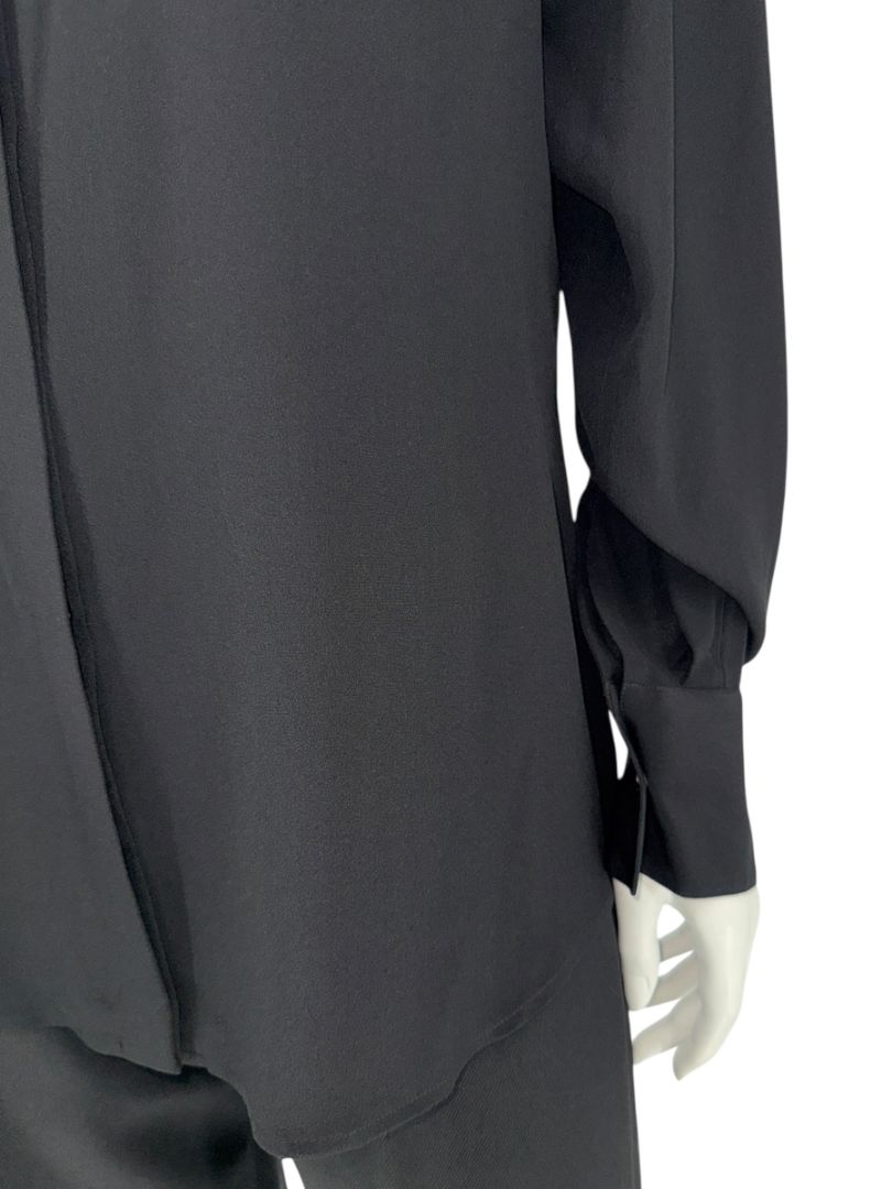 Stella McCartney Black 100% Silk Shirt – Size IT 48
