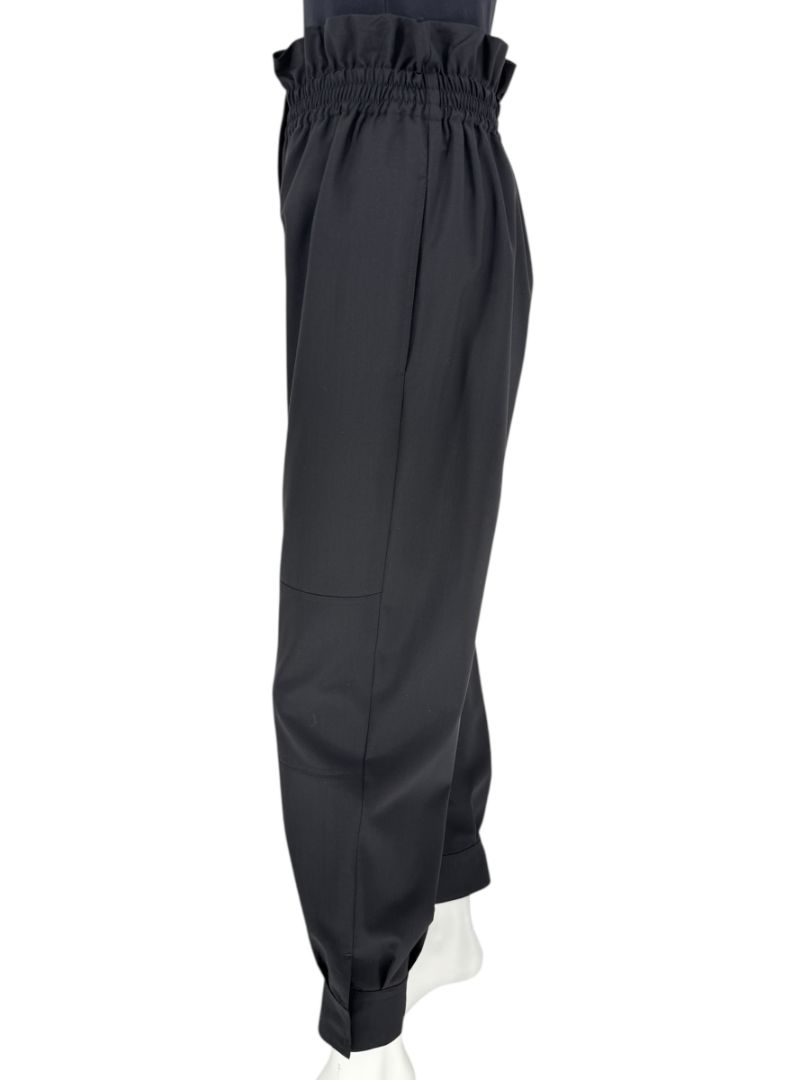 NWT Max Mara Black Paperbag Waist Pants – Size 14 (US)