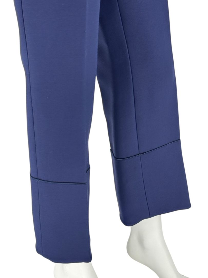 Derek Lam Navy Wool-Silk Cropped Pants – Size IT 44 / US 8