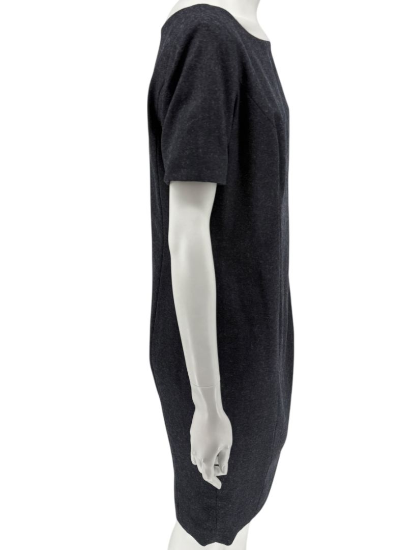 Pamella Roland Charcoal Grey 2-Piece Dress/Jacket Set – Large