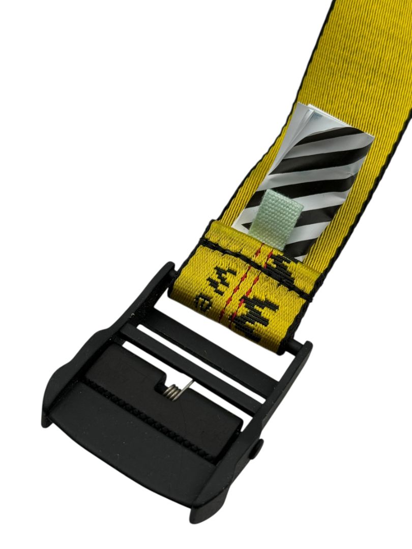 Off-White “Industrial” Logo Belt by Virgil Abloh – Pristine Condition, With Dust Bag