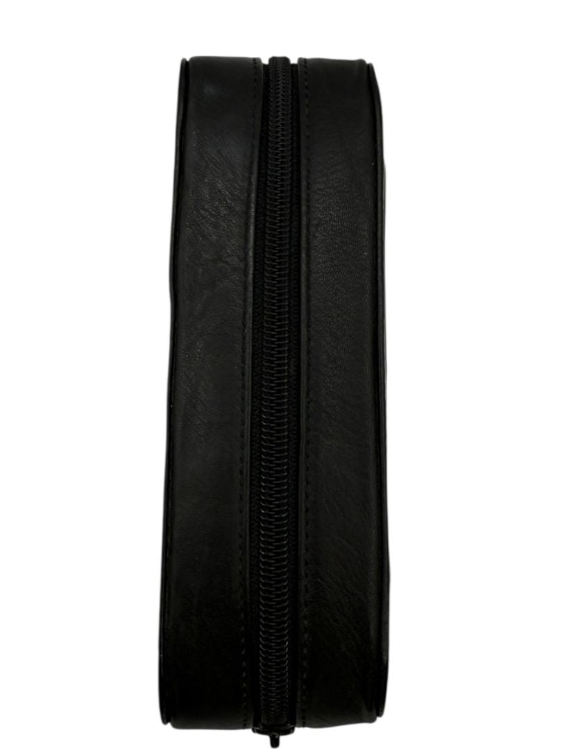 Chrome Hearts Black Leather Eyeglass Case – Brand New