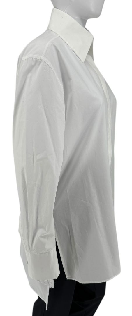 Fendi Cotton Logo Dress Shirt in White – Size 44 (US 12)