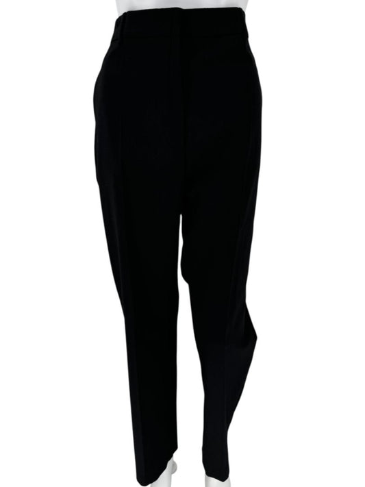 Sportmax High-Waisted Wool Trousers - Size 14