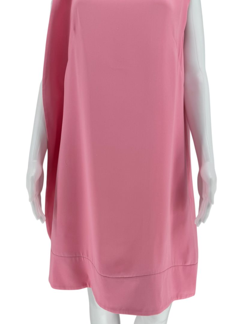 Valentino Ruffle Side Sleeveless Mini with laying collar and side button - Size 12