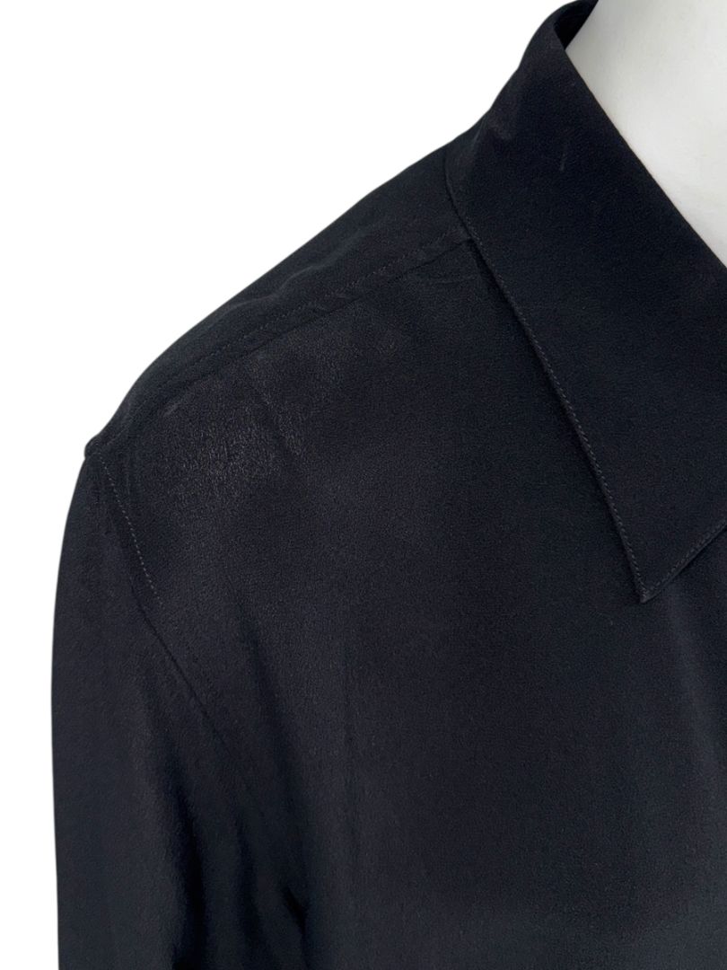 Stella McCartney Black 100% Silk Shirt – Size IT 48