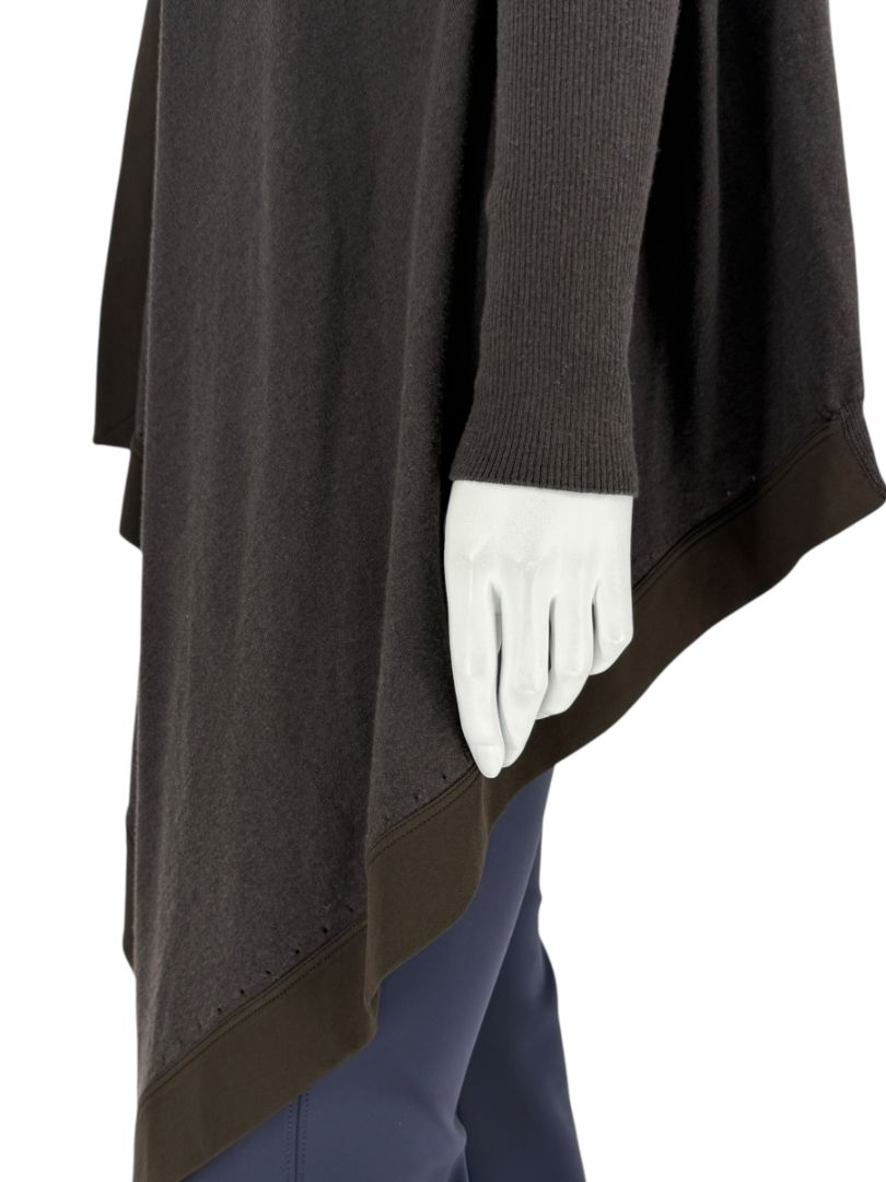Givenchy Soft Black/Charcoal Drape Cardigan – Size S