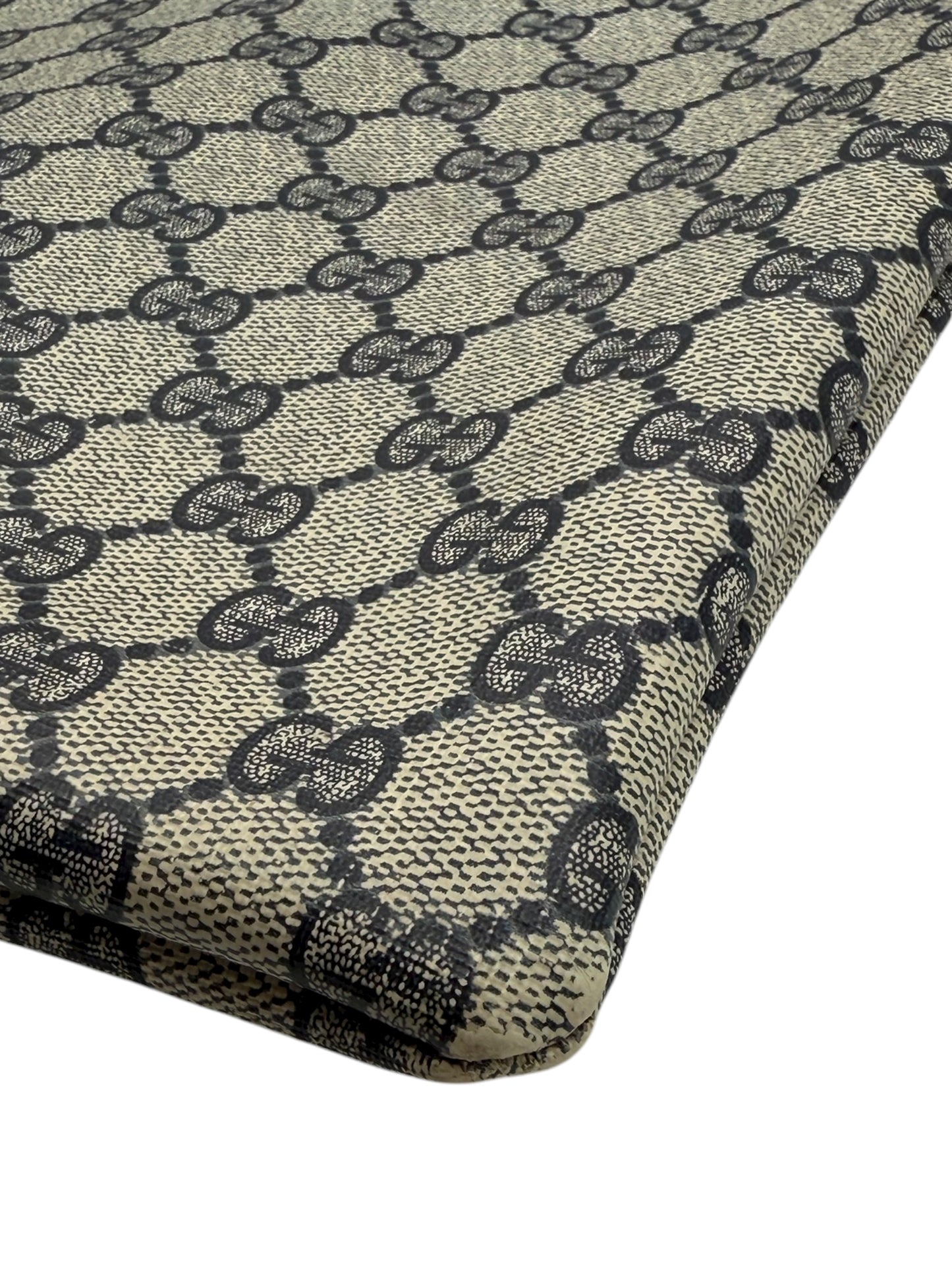 Gucci Vintage GG Canvas &  Leather Champagne Bottle Carrier – Made in Italy