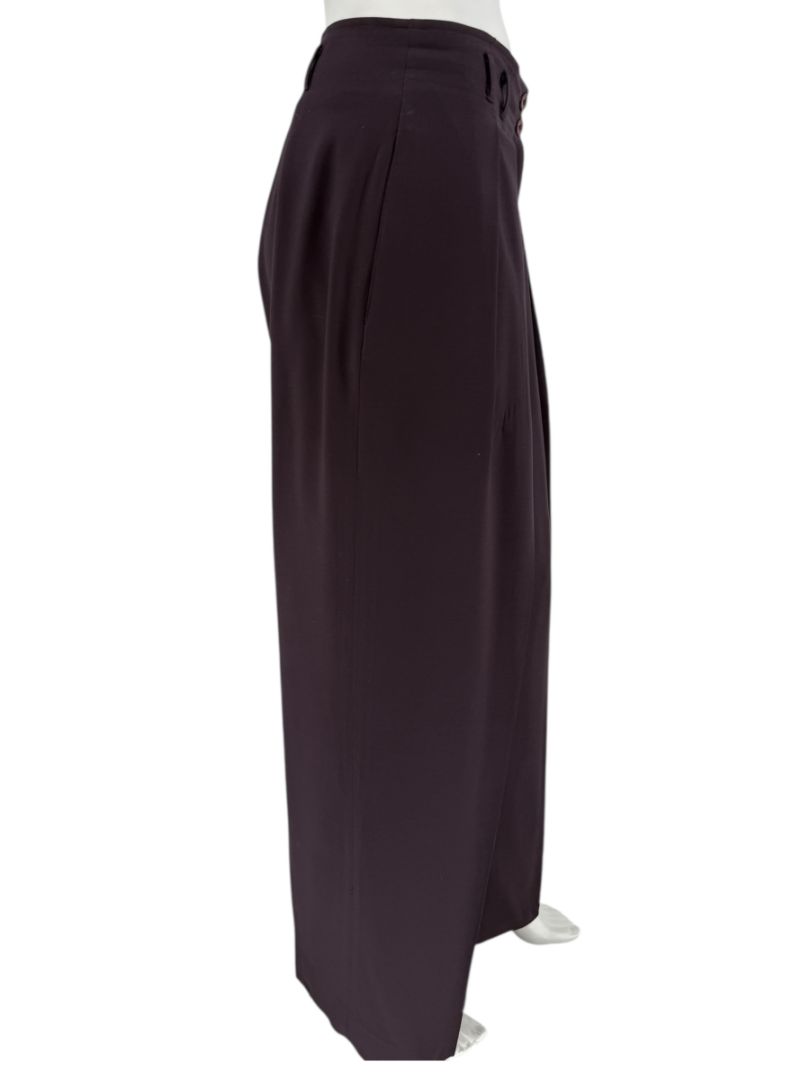 Ron Leal Aubergine Wool-Blend Two-Piece Set – Size 12