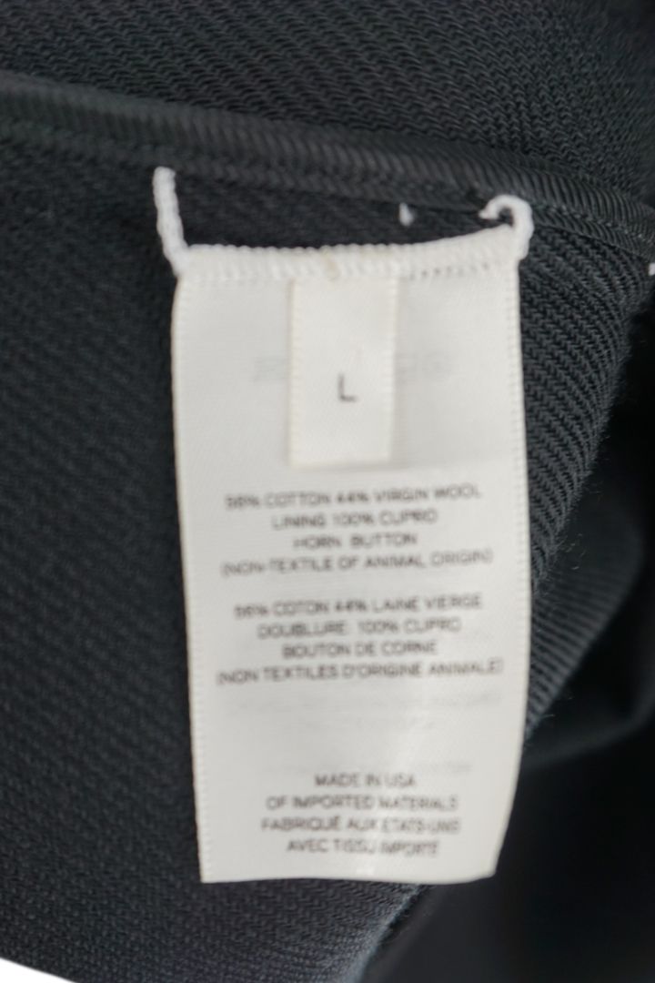 The Row Asymmetrical Button Black Coat - Size L
