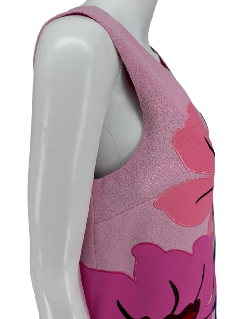 Dolce & Gabbana Appliqué Floral A-Line Dress - Size 10